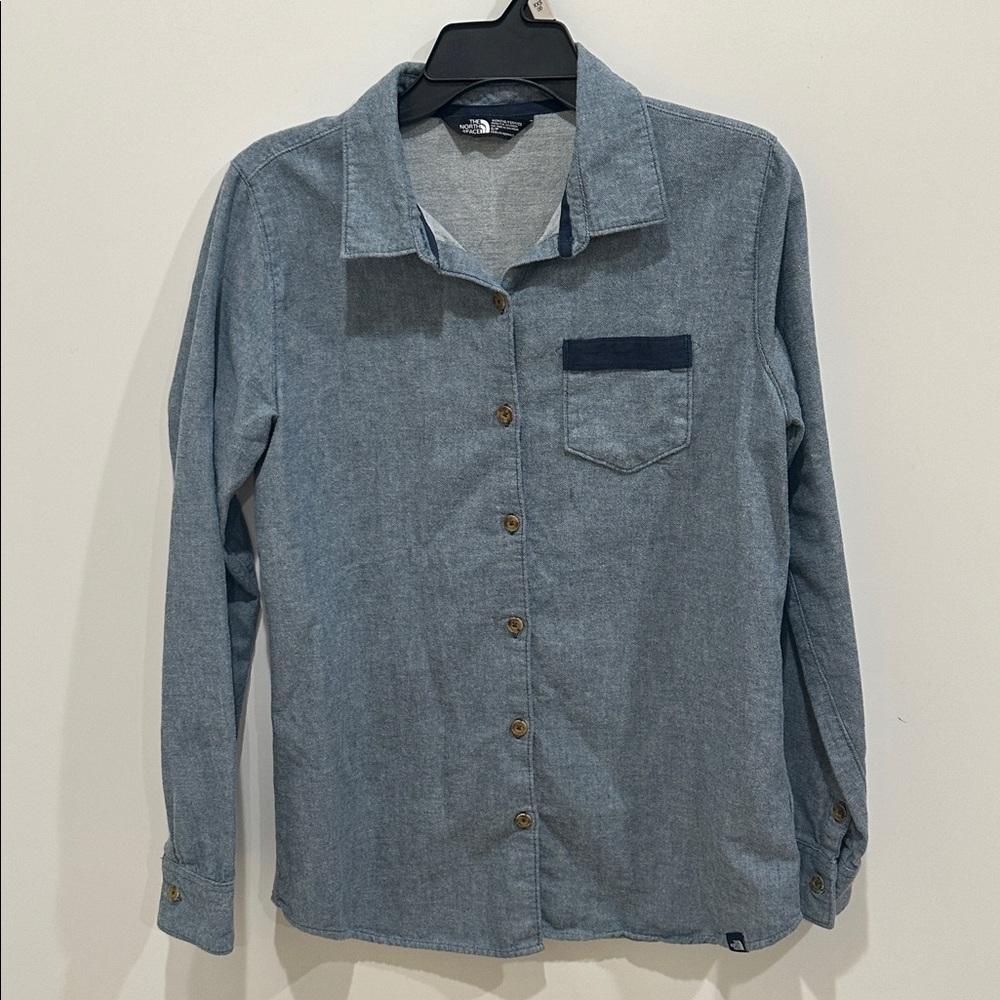 The North Face Button Down Shirt Women’s Shirt Long Sleeve Flannel Small